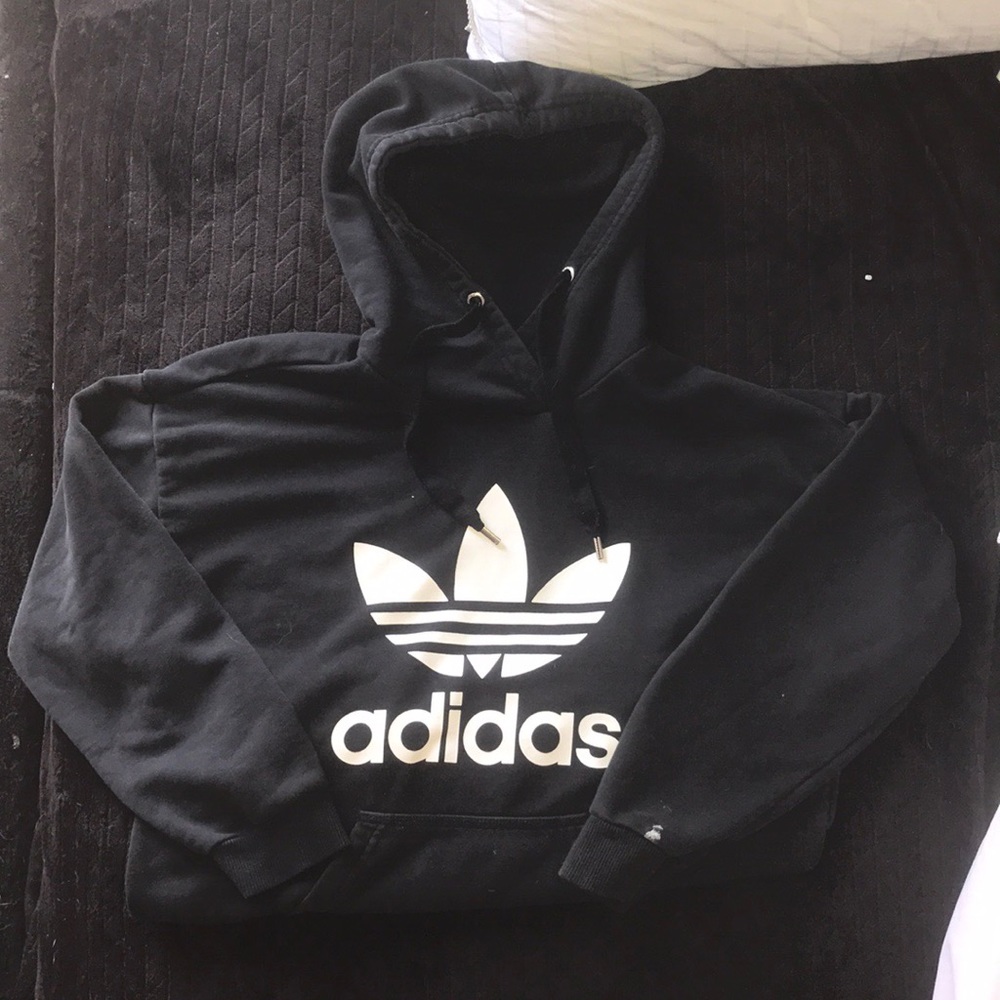 Adidas logo hoodie